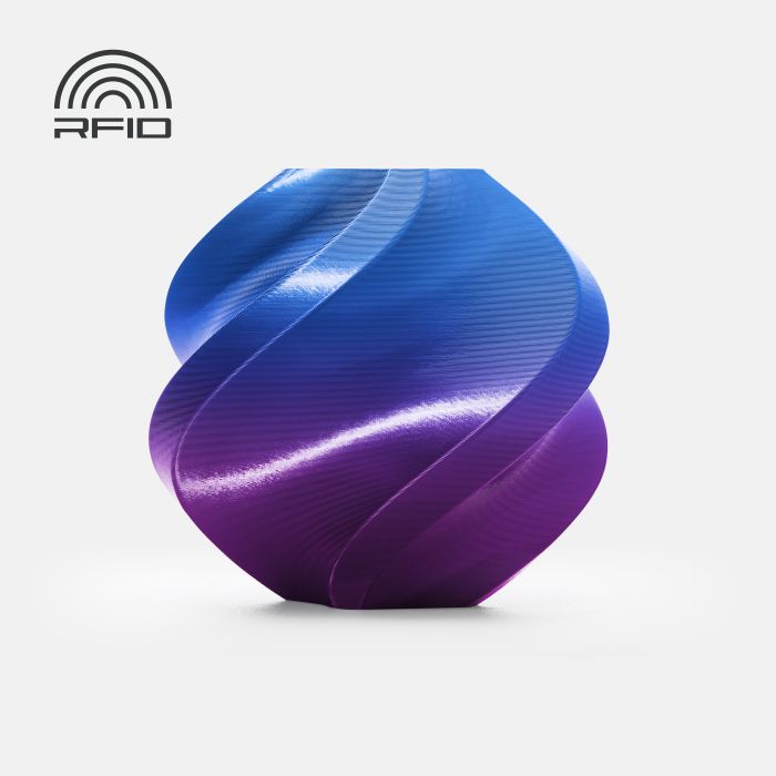 PLA Silk Multi-Color Variant: Aurora Purple (13909) / Filament with spool