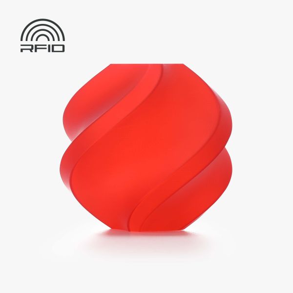 PLA Translucent Variant: Red (13210) / Filament with spool
