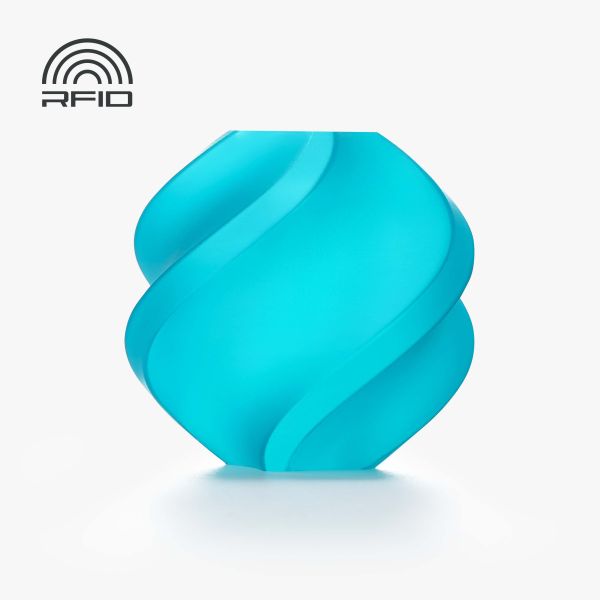 PLA Translucent Variant: Teal (13612) / Filament with spool (albastru deschis)