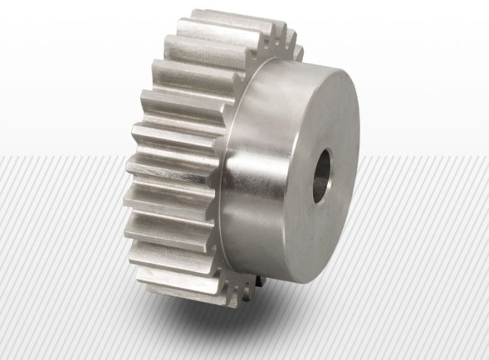 Roata dintata cu butuc m=2 z=24 inox