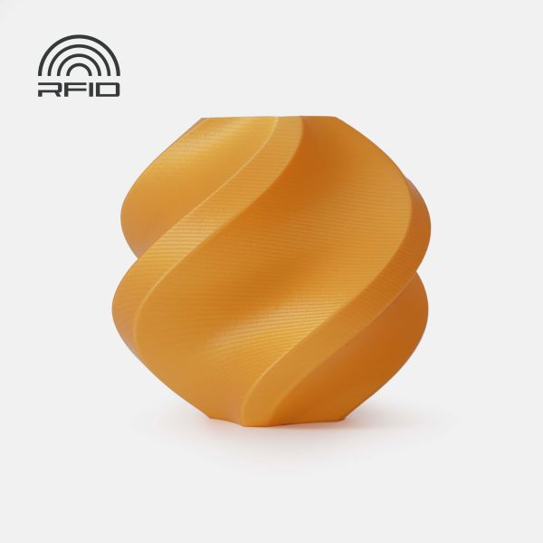 Filament Bambu Lab PLA Basic — Gold (10401), 1 kg, fără bobină (Refill)