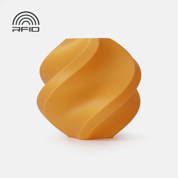 Filament Bambu Lab PLA Basic — Gold (10401), 1 kg, fără bobină (Refill)