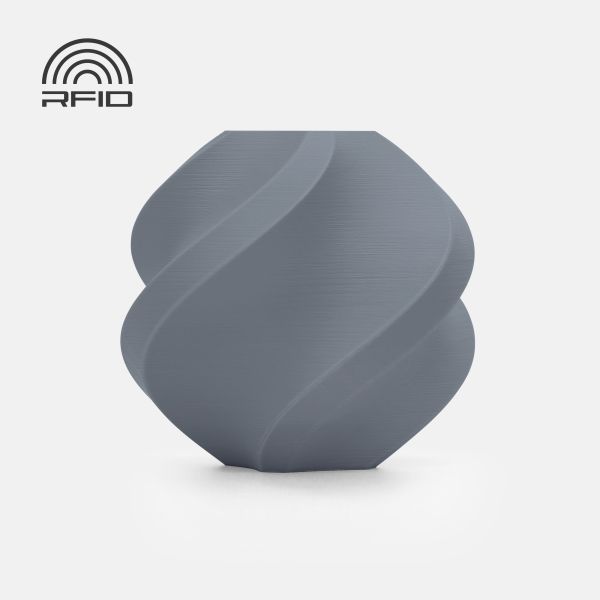 Filament Bambu Lab PLA Matte — Ash Gray (11102), 1 kg, cu bobină