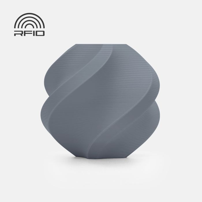 Filament Bambu Lab PLA Matte — Ash Gray (11102), 1 kg, cu bobină