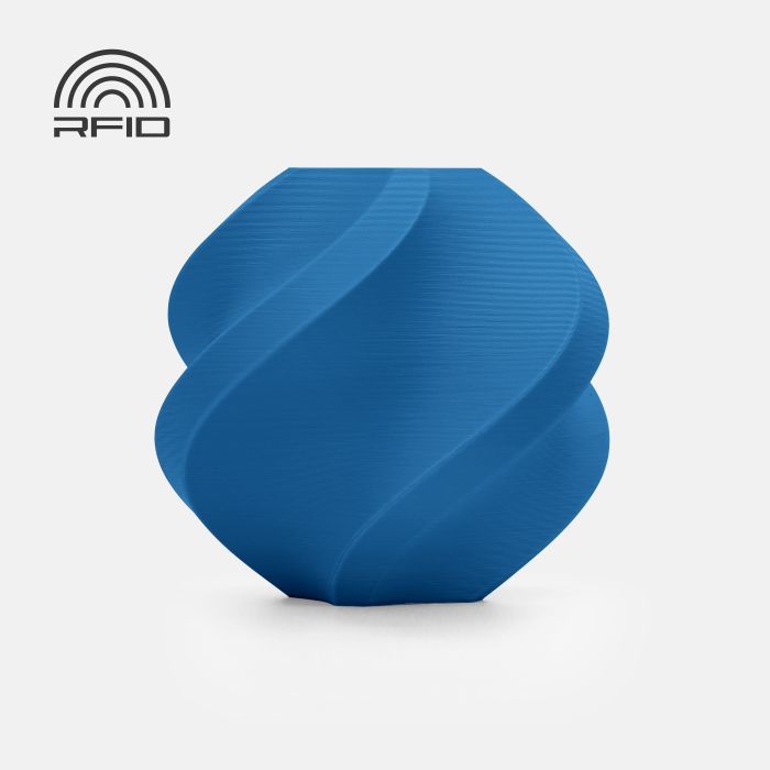 Filament Bambu Lab PLA Matte — Marine Blue (11600), 1 kg, cu bobină