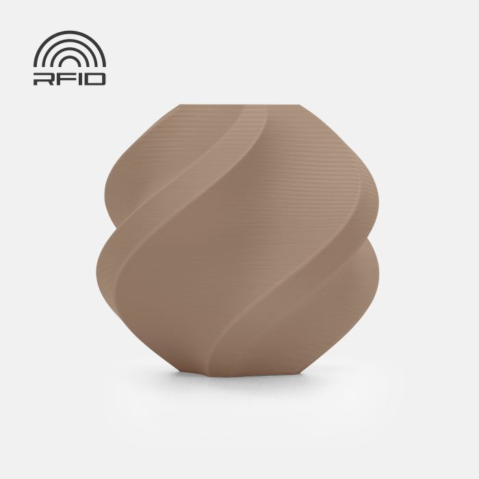Filament Bambu Lab PLA Matte — Latte Brown (11800), 1 kg, fără bobină (Refill)