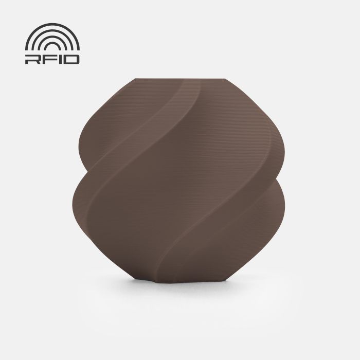 Filament Bambu Lab PLA Matte — Dark Brown (11801), 1 kg, fără bobină (Refill)