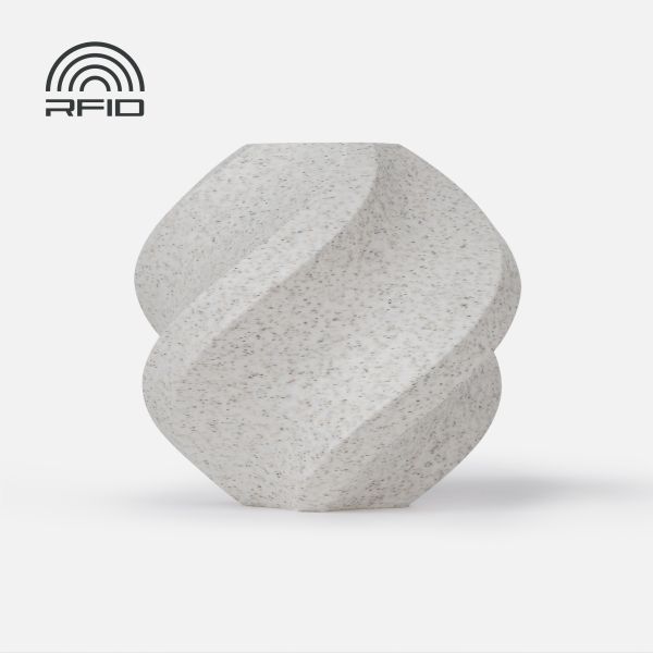Filament Bambu Lab PLA Marble — White Marble (13103), 1 kg, cu bobină