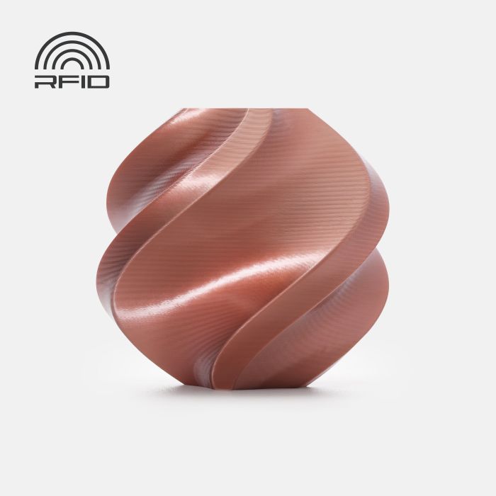 Filament Bambu Lab PLA Silk+ — Rose Gold (13206), 1 kg, cu bobină