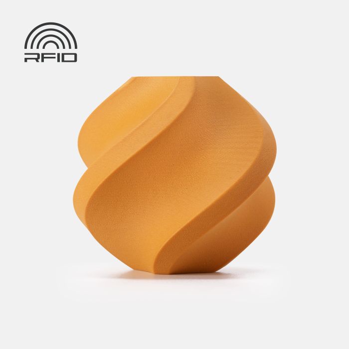 Filament Bambu Lab PLA Wood — Ochre Yellow (13403), 1 kg, cu bobină