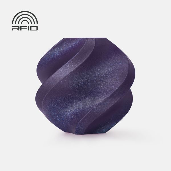 Filament Bambu Lab PLA Galaxy — Purple (13602), 1 kg, cu bobină
