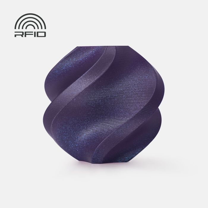 Filament Bambu Lab PLA Galaxy — Purple (13602), 1 kg, cu bobină