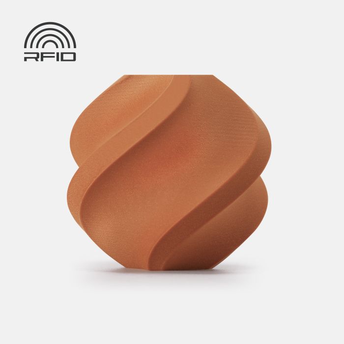 Filament Bambu Lab PLA Wood — Clay Brown (13801), 1 kg, cu bobină