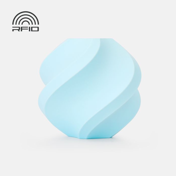 Filament Bambu Lab PLA Pure — Baby Blue (17600), 1 kg, cu bobină