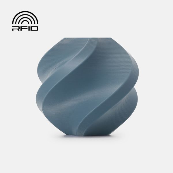 Filament Bambu Lab PETG Basic — Misty Blue(30108), 1 kg, fără bobină (Refill)