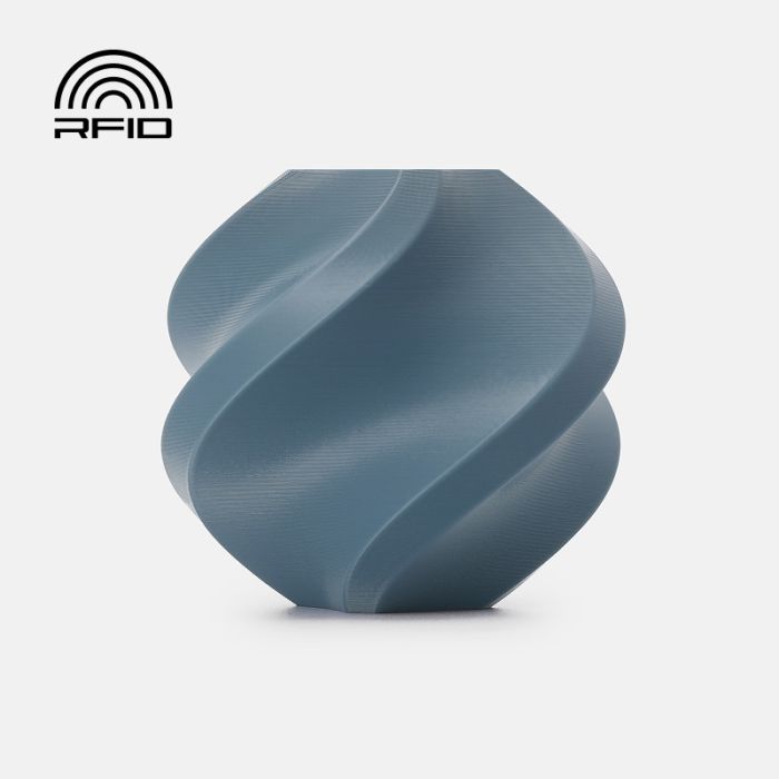 Filament Bambu Lab PETG Basic — Misty Blue(30108), 1 kg, fără bobină (Refill)