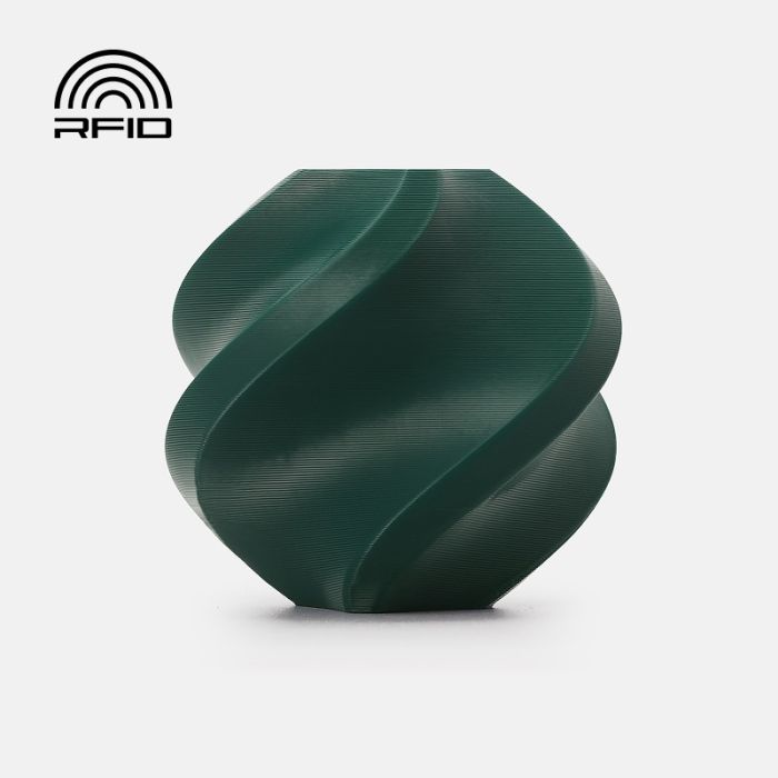 Filament Bambu Lab PETG Basic — Pine Green(30503), 1 kg, fără bobină (Refill)