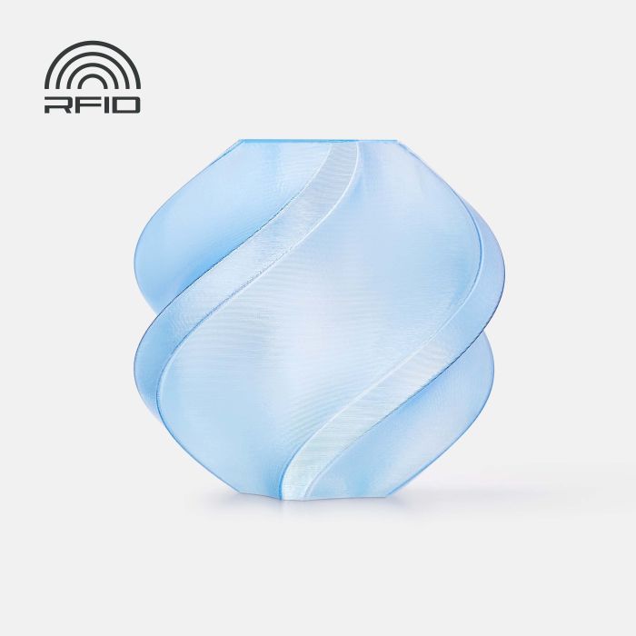 Filament Bambu Lab PETG Translucent — Light Blue (32600), 1 kg, cu bobină