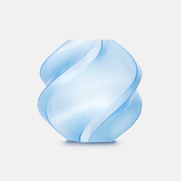 Filament Bambu Lab TPU 90A — Crystal Blue (51601), 1 kg, cu bobină