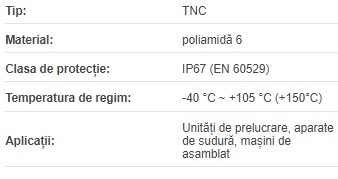 Racord tub TNCC-P16G