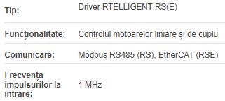SIMTACH RS servo drive 1000W / 6A / EtherCAT