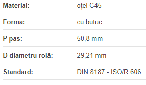 Roata de lant 32B-1 Z=10