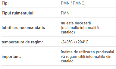 Rulment liniar PMN-12 de precizie | PBC Linear (d=12mm N3xN2=32,15x23,15mm)