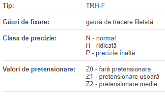Sanie liniara TRH15FL-N-Z0 TBI