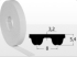 Curea RTD 8M-50 PU-otel (PAZ inclus) metru liniar, Elatech