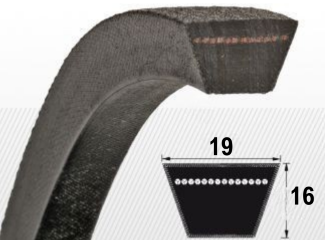 Curea 19x3900 Lw, AP1000478 Optibelt Agro Power, 603336.0-603336.1-672359.0-1429345