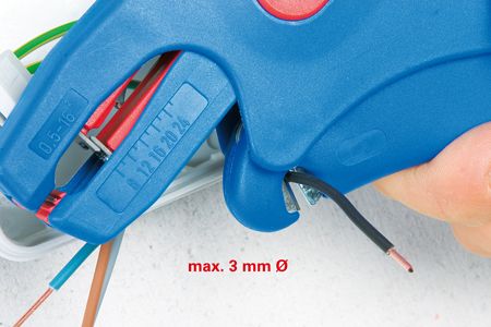 Автоматический стриппер для кабелей типа NYM и круглых проводов № 7-R