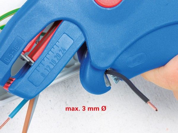 Автоматический стриппер для кабелей типа NYM и круглых проводов № 7-R