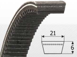 Curea VX21x6x1220 Li, Optibelt