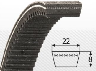 VX22x8x1060 Li, Optibelt