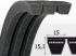 Curea 4X5V 2800-15J 7112, Optibelt KB SK