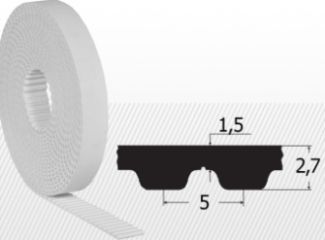 Curea AT5/10 metru liniar, Elatech