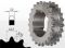 Roata de lant 08B Z16 BC1108, pt doua lanturi simple