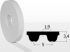 Curea HTD 5M-15 MM, metru liniar, PU, insertie otel, Optibelt