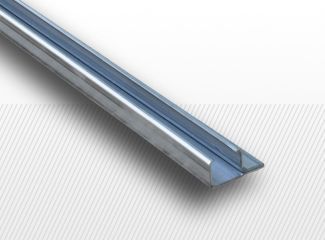 Profil metalic inox tip C15V
