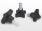 Buton stea in forma de stea cu surub | F189-32 M05X16 Buton stea in forma de stea cu surub | F189-32 M05X16