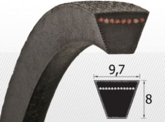 Curea SPZ 2500 Lw - 3V 985 Optibelt Red Power S=C Plus