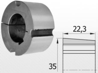 Bucsa conica 1008-09mm